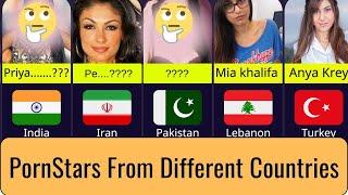 Adult Actress From Different Countries | Comparison video |