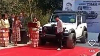 J lalrosanga a fans te hnen atangin mahindra thar a dawng e