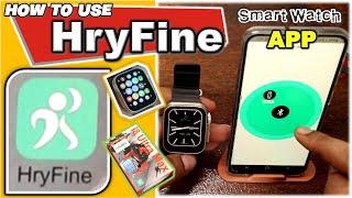 HryFine Smart Watch App Settings | Series 8 | i8 Pro Max | i8 Ultra Max App | How To Use HryFine App