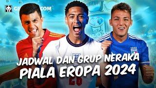 Jadwal Lengkap Piala Eropa 2024, Grup Neraka Dihuni Spanyol, Italia, Perancis, Belanda