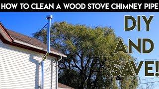 How to Clean a Wood Stove Chimney Pipe with sooteater