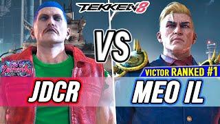 T8  JDCR (Dragunov) vs Meo-IL (#1 Ranked Victor)  Tekken 8 High Level Gameplay