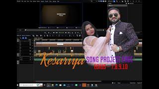 Kesariya Tera  EDIUS Song Project Free Download