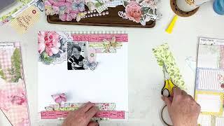 Scrapbook Process Video #114 - Bloom Sunshine - Color Rush Studio DT