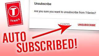 Can You Be Automatically Subscribed To T-Series?
