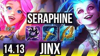 SERAPHINE & Lux vs JINX & Soraka (ADC) | 6/2/24, 37k DMG, 1500+ games | VN Grandmaster | 14.13