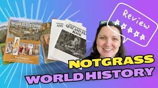 REVIEW: Notgrass Exploring World History - Homeschool History for High School #homeschoolhighschool