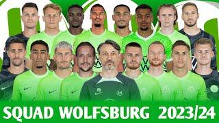 SQUAD WOLFSBURG 2023/2024,NEW SEASON BUNDESLIGA 2023/23, UNDER COACH NIKO KOVAC 