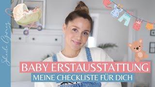 BABY ERSTAUSSTATTUNG | Das brauchst du wirklich für dein Baby | Sheila Gomez