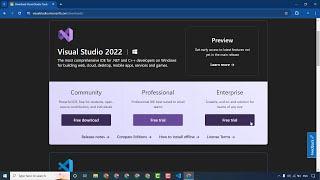 How To Install & Setup Visual Studio on Windows 10/11 - 2024