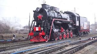 How Russian locomotive class L works. Как работает паровоз серии "Л"