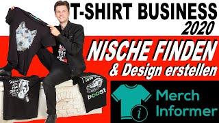 T SHIRT BUSINESS Nische finden und Design erstellen im print on demand 2020 mit dem Merchinformer