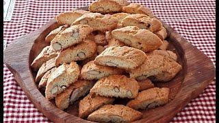 CANTUCCI TOSCANI ALLE MANDORLE - RICETTA FACILE E VELOCE -BISCOTTI CANTUCCINI CROCCANTI E BUONISSIMI