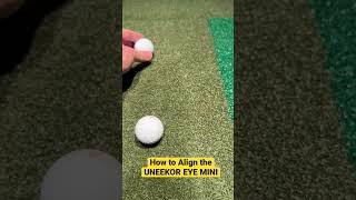 How to Align the UNEEKOR EYE MINI #golf #uneekor #golfsimulator #golfer #shorts