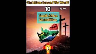 Christians Around The World #tinyinfo #facts #worlddata #information #christian #worldpopulation