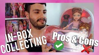 In-box Collecting Fashion Dolls Barbie Collector Video - Pros And Cons of NRFB Mint Boxed Dolls