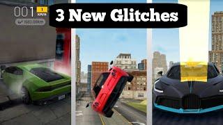 Extreme Car Driving Simulator : Top 3 New Glitches Found : Secret Glitch