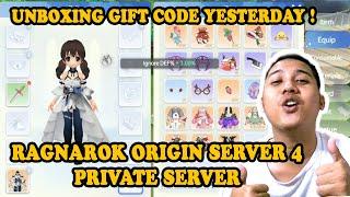 UNBOXING GIFT CODE YESTERDAY AND REVIEW RO SHOP! - Ragnarok Origin Server 4 Private Server