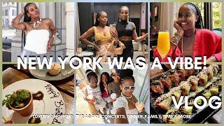 DINNER, CONCERTS, SHOPPING AND MORE! MOMMY & ME TRIP TO NYC VLOG | AWED BY MONICA