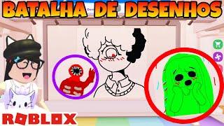  DESAFIO... DESENHANDO DOORS no SPEED DRAW ROBLOX