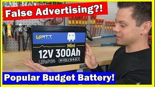 Wattcycle 12V "300Ah" Battery: Popular Budget Battery Falsely Advertised?!