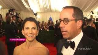 Jerry Seinfeld & Jessica Seinfeld on His "Punk" White Sneakers | Met Gala Interview | Fashion Flash