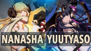 GBVSR: Nanasha (Anila) Vs Yuutyaso (Yuel) | High Level Gameplay.