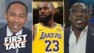 FIRST TAKE | That's why LeBron isn't the GOAT - Stephen A mocks Shannon after Lakers lose to Pistons