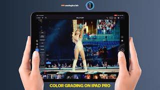 RAW Color Grading on iPad Pro Capture One Presets by analogica.lab | Cinestill 800T Film Emulation