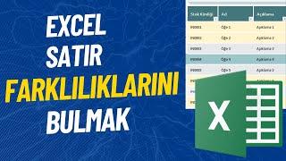 EXCEL SATIR FARKLILIKLARI NASIL BULUNUR? | Excel İpuçları