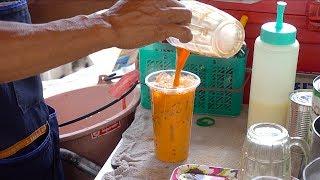 Thailand Traditional Milk Tea - Bangkok Street Food