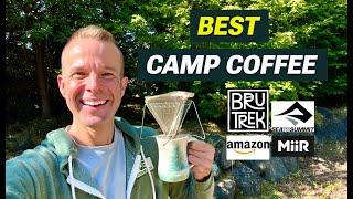 BEST CAMPING COFFEE - Miir Pourigami vs Sea 2 Summit Frontier vs Brutrek vs Amazon pour over coffee