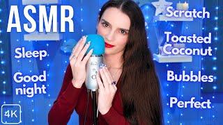 ASMR DEEP Ear Trigger Words for Sleep  Close up & Inaudible Whispering with Tingly Triggers  4K