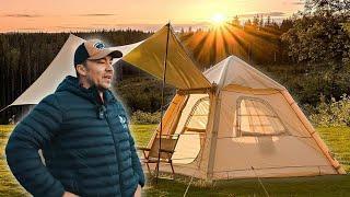 I bought Amazons cheapest inflatable tent!