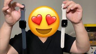 Apple Watch Series 7 Midnight Vs Starlight Color Comparison Video