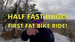 First Fat Bike Ride on Thanksgiving 2024 - Ice, Snow, and Dirt!