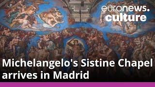 Michelangelo’s Sistine Chapel frescoes come to Madrid in immersive exhibition