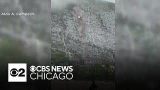 Video captures mudslide in Monterrey, Mexico