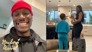 Tyrese Introduces His New Cane Corso Puppy To Daughter Soraya & Family! 