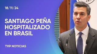 G20: hospitalizaron al presidente de Paraguay en Río de Janeiro