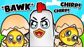 We Turned Into Funny Roblox Chickens!