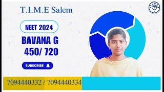 T.I.M.E.Institute SALEM - NEET ACHIEVERS - 2024