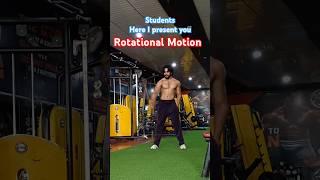 Rotational Motion #angularmomentum #kinematics #science #yt  #ytshorts #physicsisfun #funexperiment