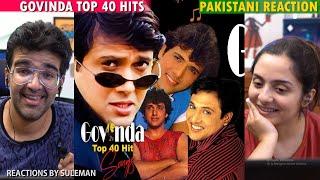 Pakistani Couple Reacts To Govinda Top 40 Songs | 90's Bollywood Songs | Govinda Hits