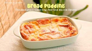 making bread pudding from "The Makanai:Cooking for the Maiko House. (food in film ep-2)