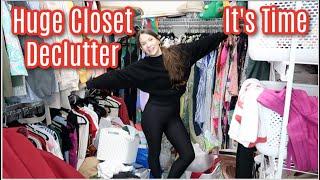 It's Time! Huge Closet Declutter & Clean Out My Treasure Trove! I Got Rid Of So Much! Hoarder Status