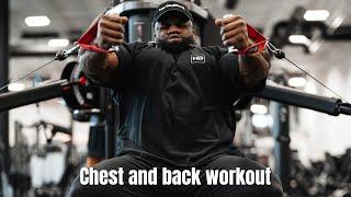 Chest + Back training with Hope