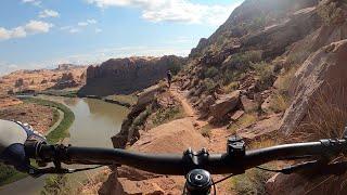 Jackson's Trail Moab Proline Moab Pro Line with massive Moab exposure / Average dude's riding it
