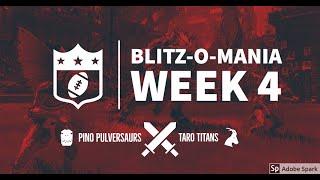 BLITZ-O-MANIA - R4 Pino Pulversaurs (Lizardmen) vs Taro Titans (Chaos)