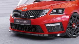 Frontspoiler für Skoda Octavia 3 RS FaceliftㅣCSL399ㅣ@csr-automotive